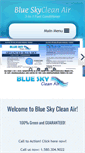 Mobile Screenshot of blueskycleanair.com